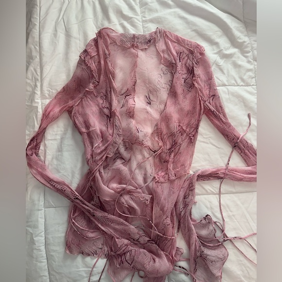 Rat & Boa Pink top - Picture 5 of 9